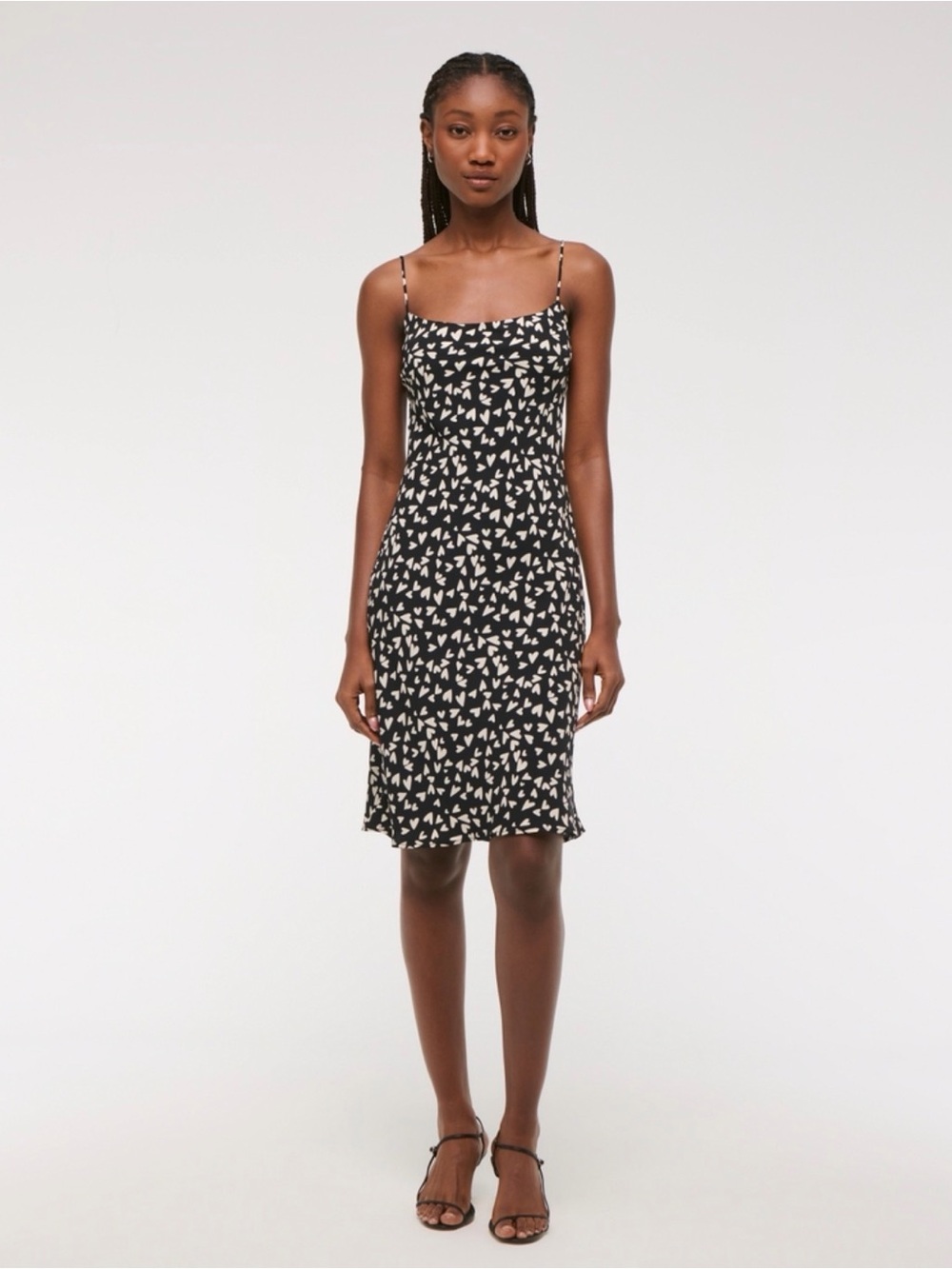Abercrombie & Fitch printed Slip Dress with Spaghetti Straps